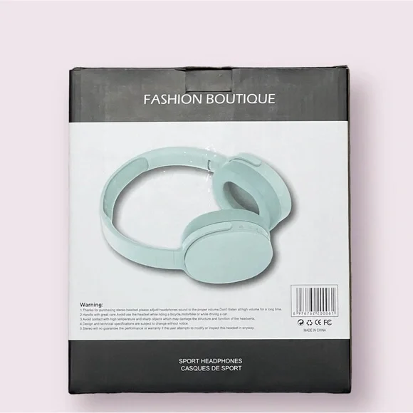 P2961 Heavy Bass Headphones Wireless Noise Canceling Gaming Headphones Green L. - Picture 3 of 3